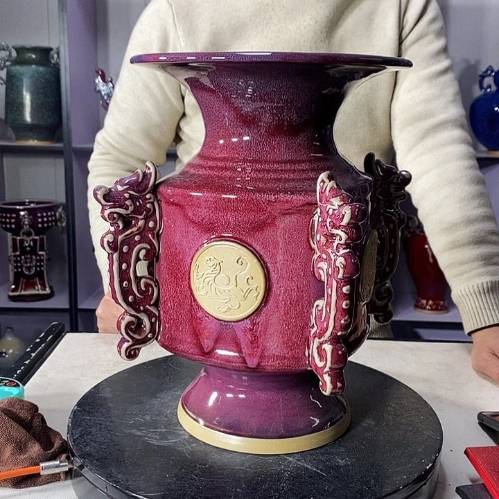 瓷片中国神垕精品钧瓷