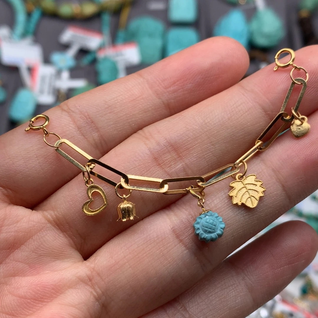 未镶嵌绿松石绿松石