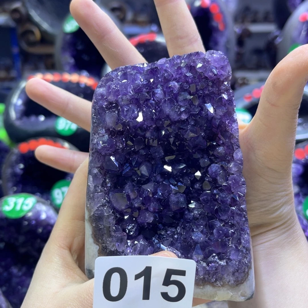 紫晶摆件未镶嵌紫水晶