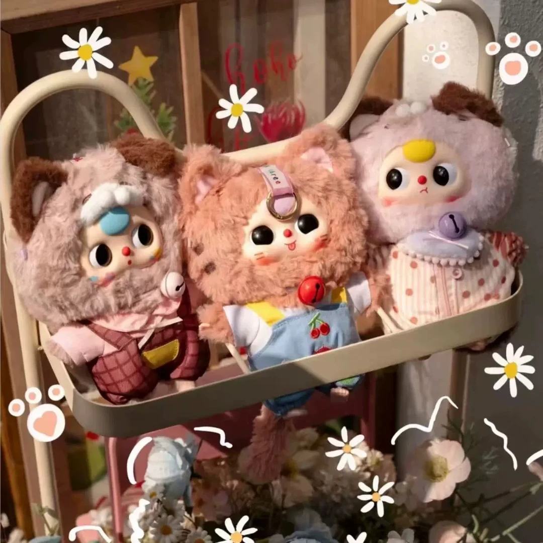 【拆盒】娃三岁小猫衣橱毛绒挂件潮玩公仔可爱礼物盲盒