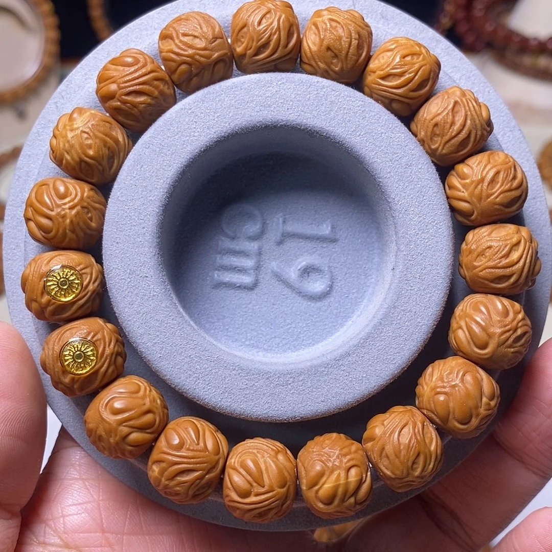 手串猴头核桃龙岩尺寸13左右全品吞噬