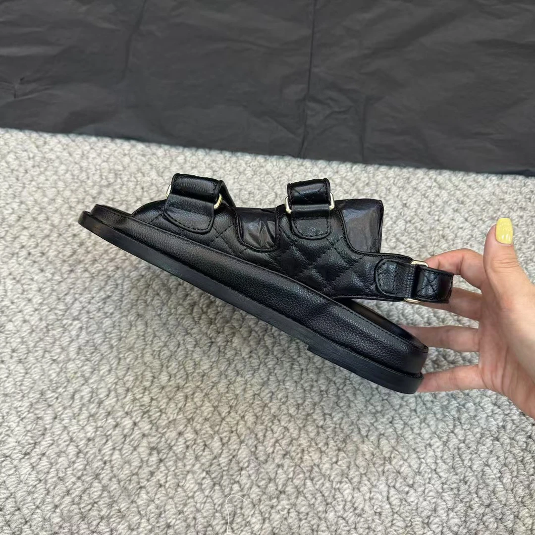 露趾沙滩凉鞋舒适编织夏季