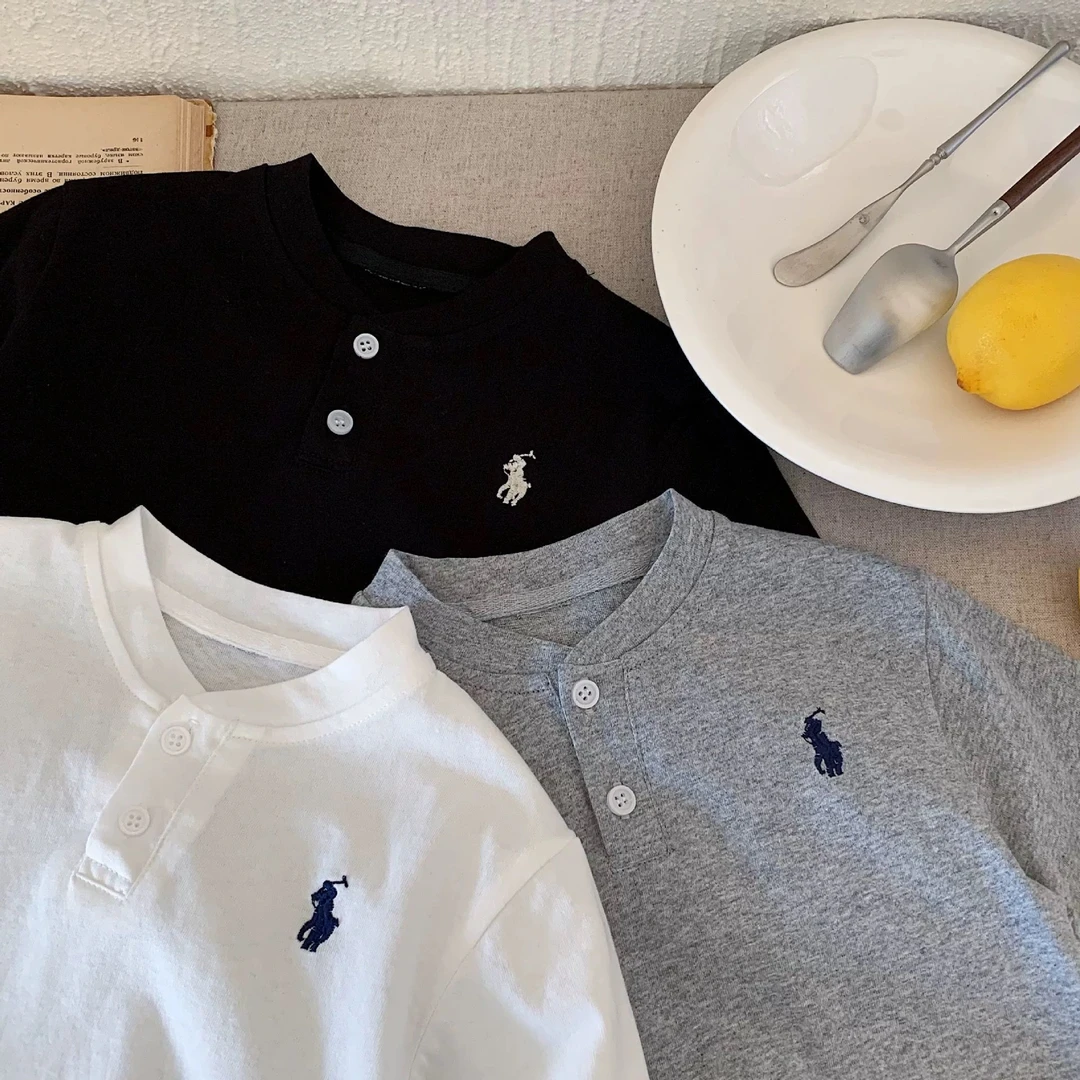 纯棉t恤儿童春秋新款男女童长袖童装圆领上衣宝宝时尚印花打底衫