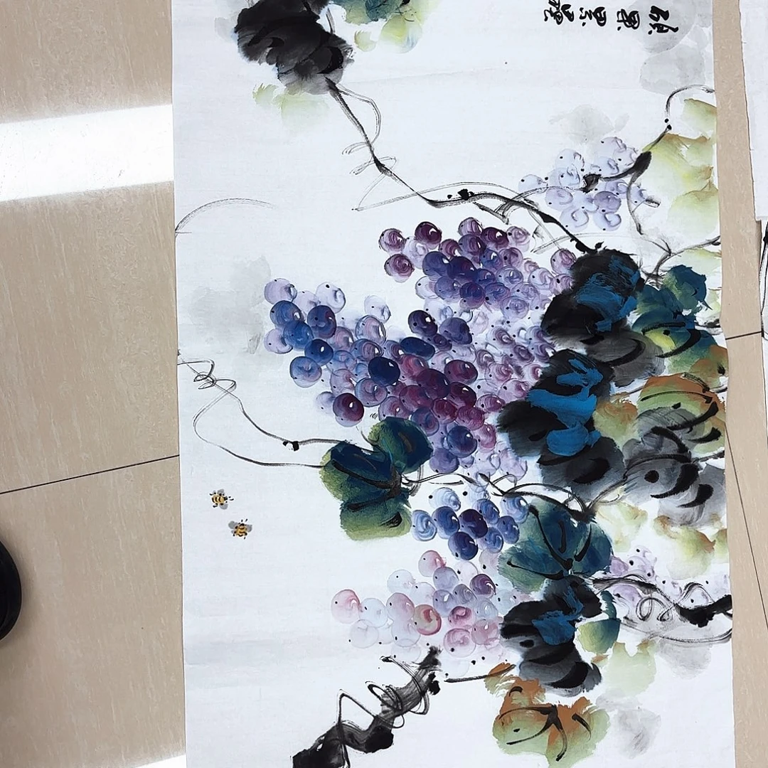 高***萌国画国画作品展，国画作品