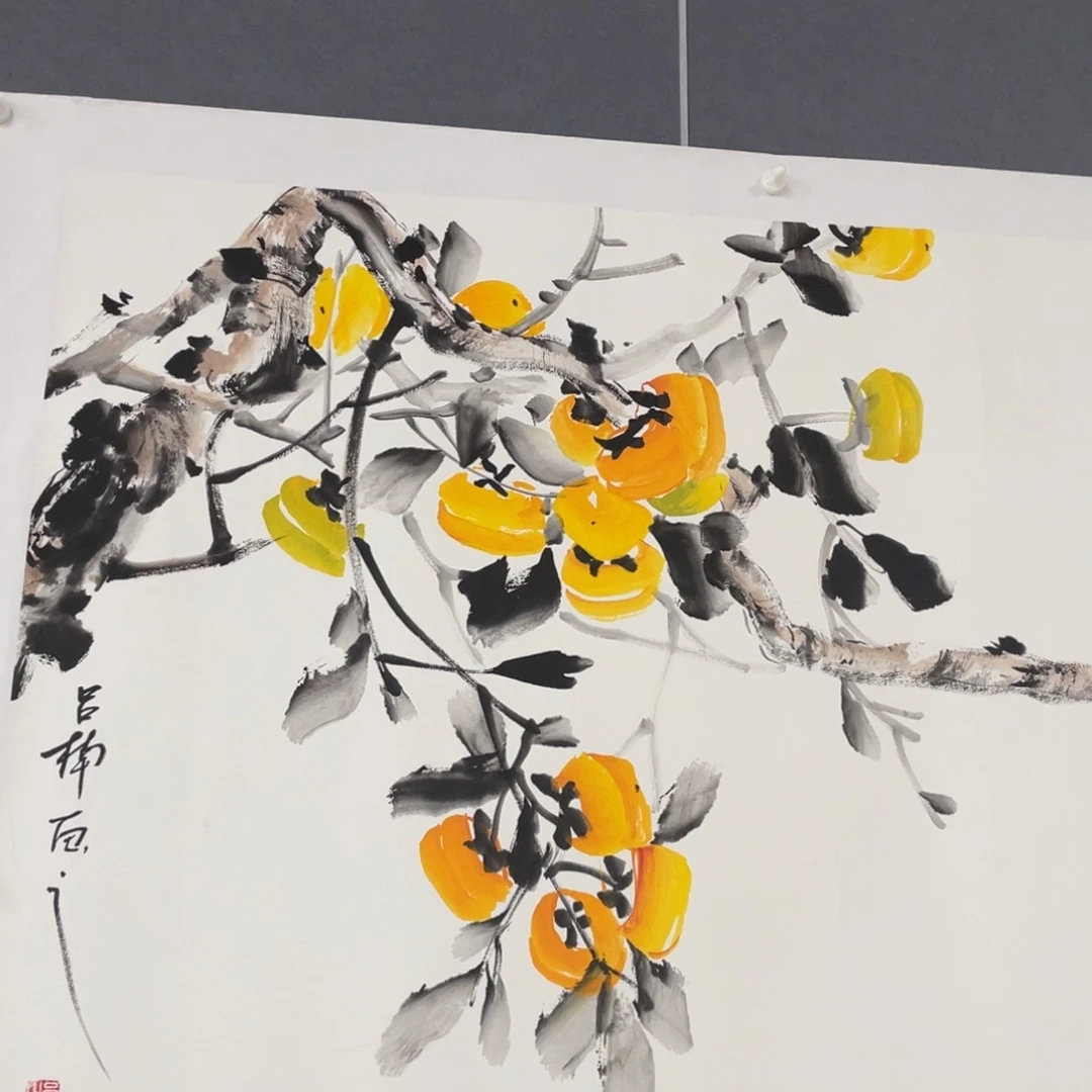国画吕楠老师绘画