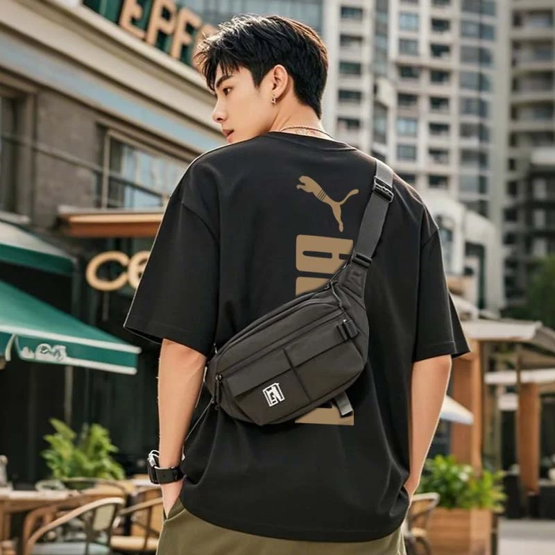 夏季半袖宽松休闲圆领百搭纯棉印花休闲短袖t恤运动半袖高级感男t