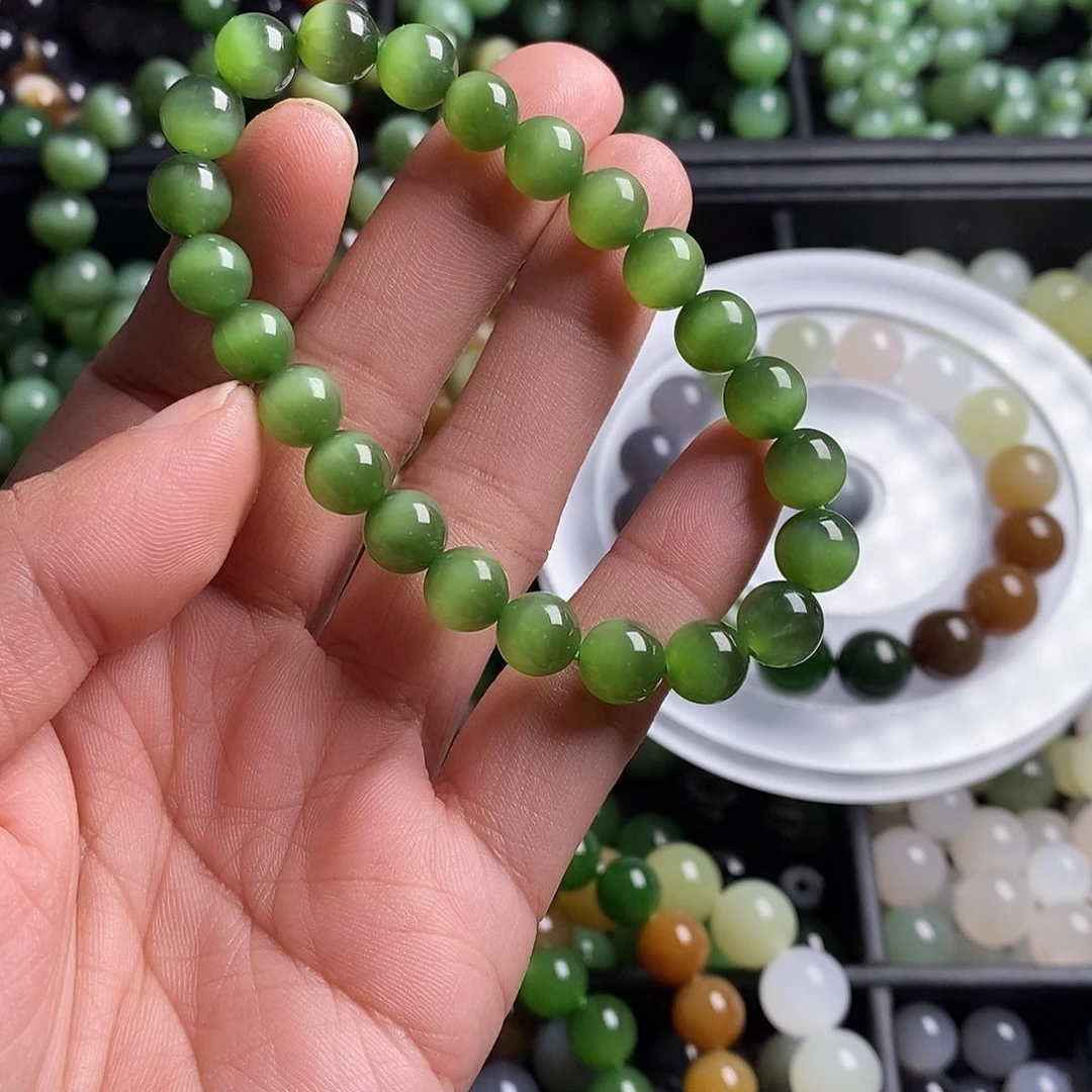 和田玉（碧玉）未镶嵌珠宝半成品