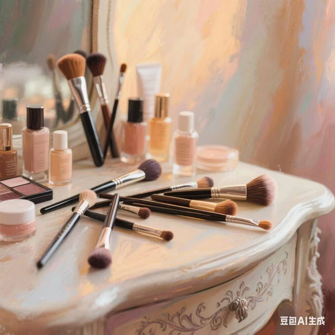 B 开头链接请拍这(可爱卡通粉底刷套装铁盒装)