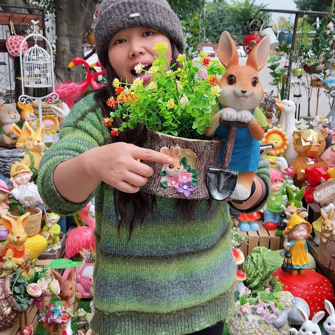 【闪购商品】无铅玻璃花园摆件&000&