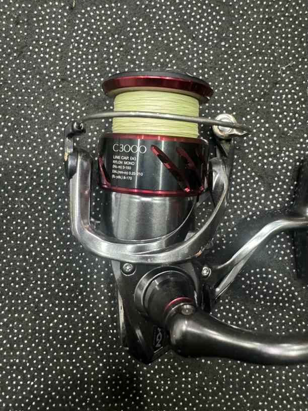 8#路亚纺车轮，16斯塔迪克c3000擦花掉漆明显微齿感裸轮