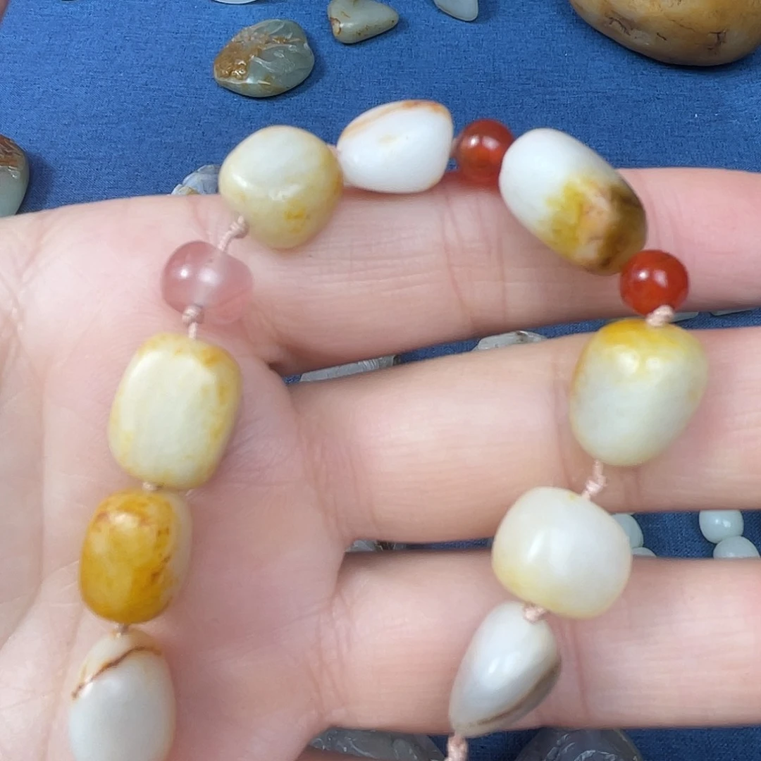 和田玉珠宝奇石未镶嵌夜*