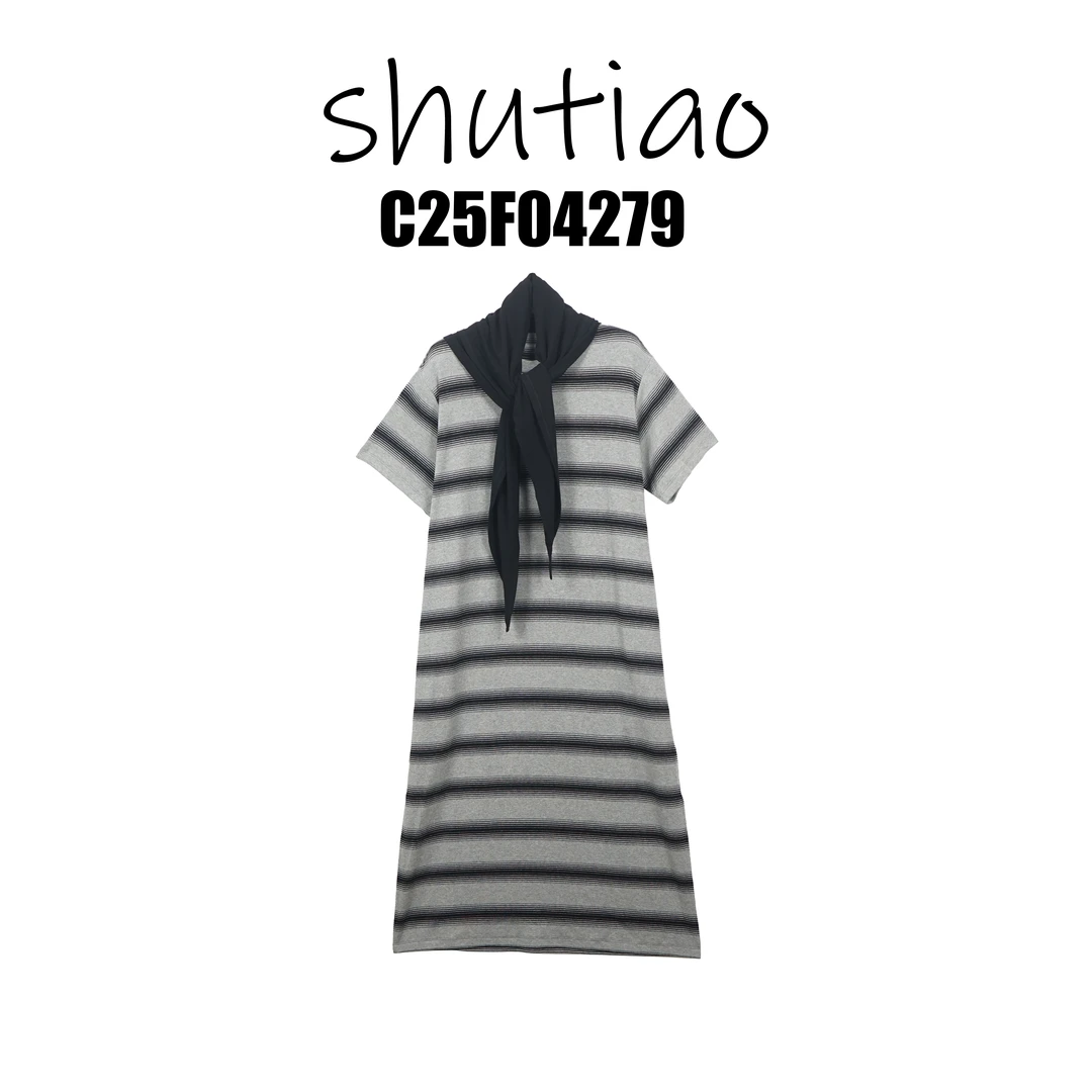 【SHUTIAO】2025秋冬：新款小众设计款连衣裙C25F04279