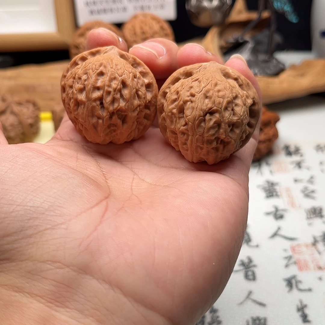 吊坠文玩核桃乾隆磨38尺全品