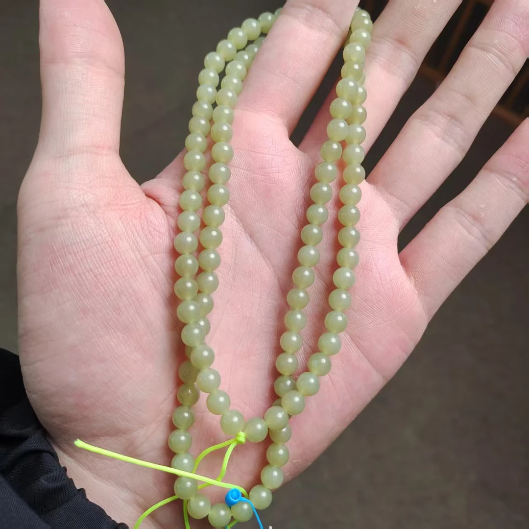 老王珠宝 卡6若羌黄口 108项链 多样性发一