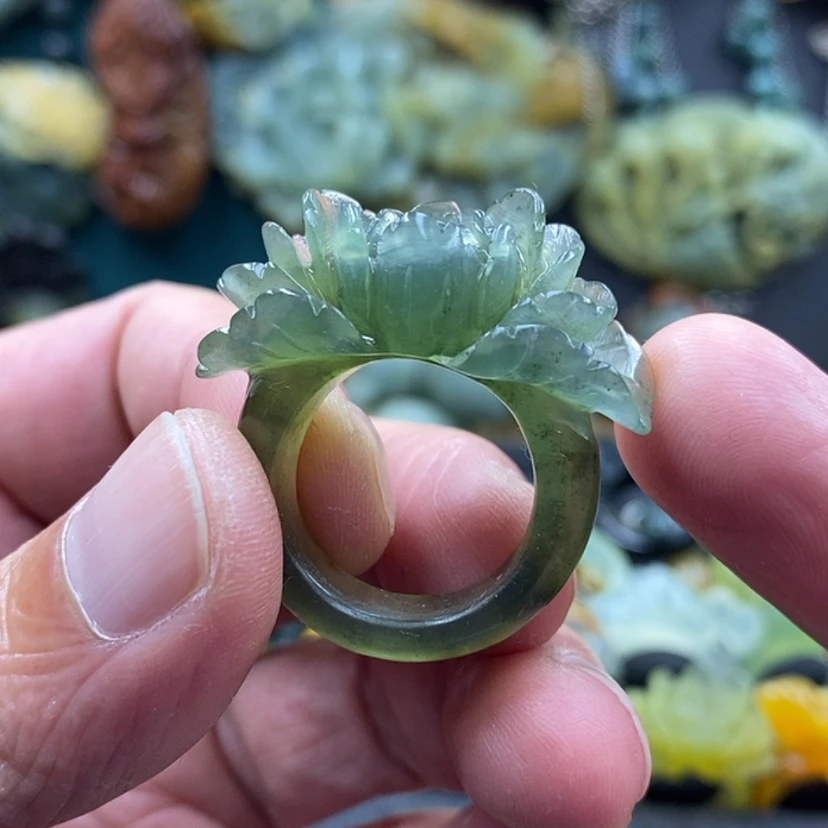 【闪购商品】未镶嵌岫玉戒指