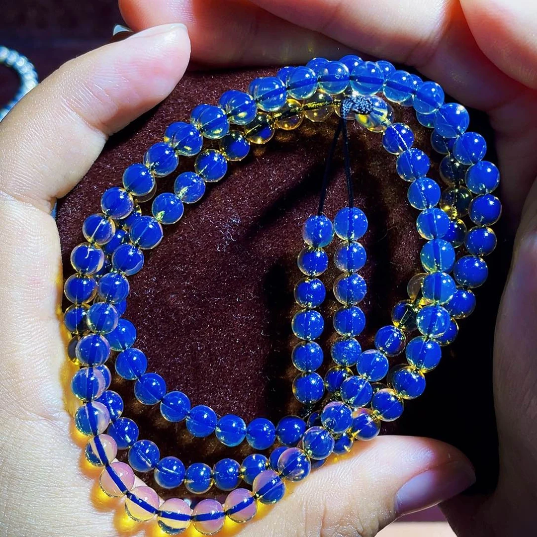 蓝珀裸石未镶嵌5加108