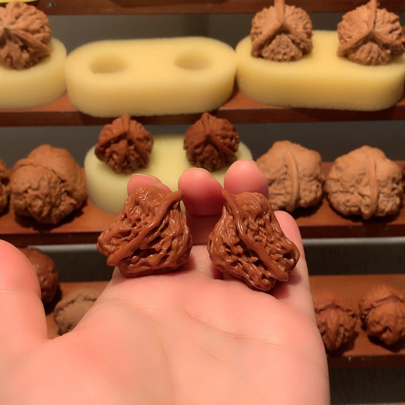 【闪购商品】文玩核桃把件桃*小鸟