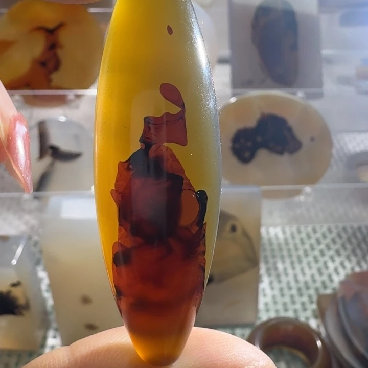 玛瑙/玉髓未镶嵌项链