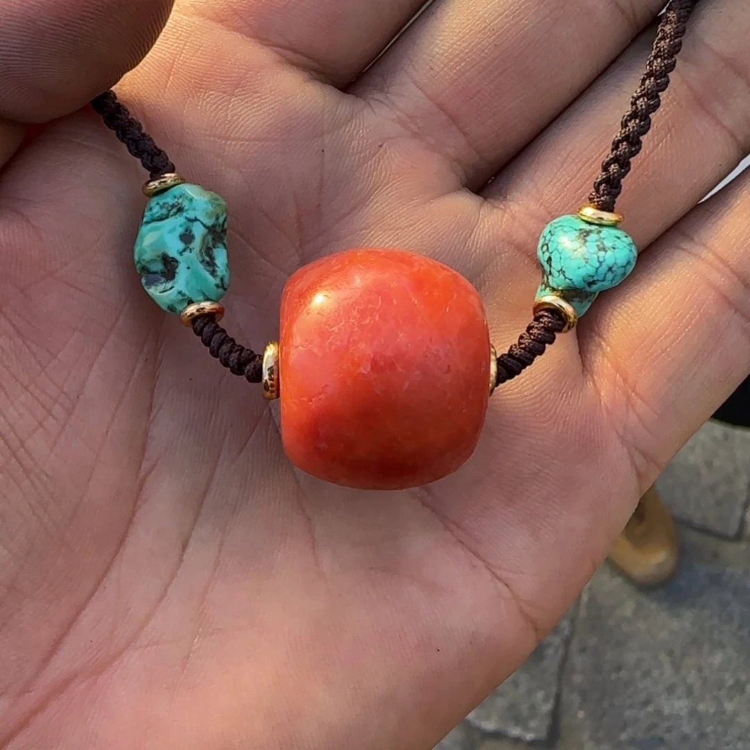 南红玛瑙未镶嵌颈饰