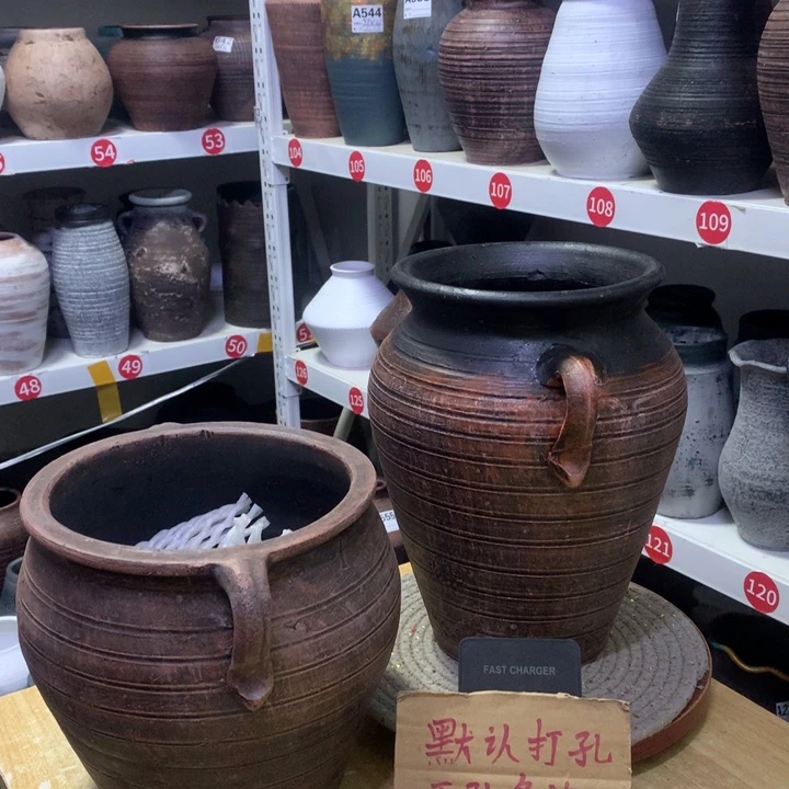 【闪购商品】红陶粗糙盆无孔g