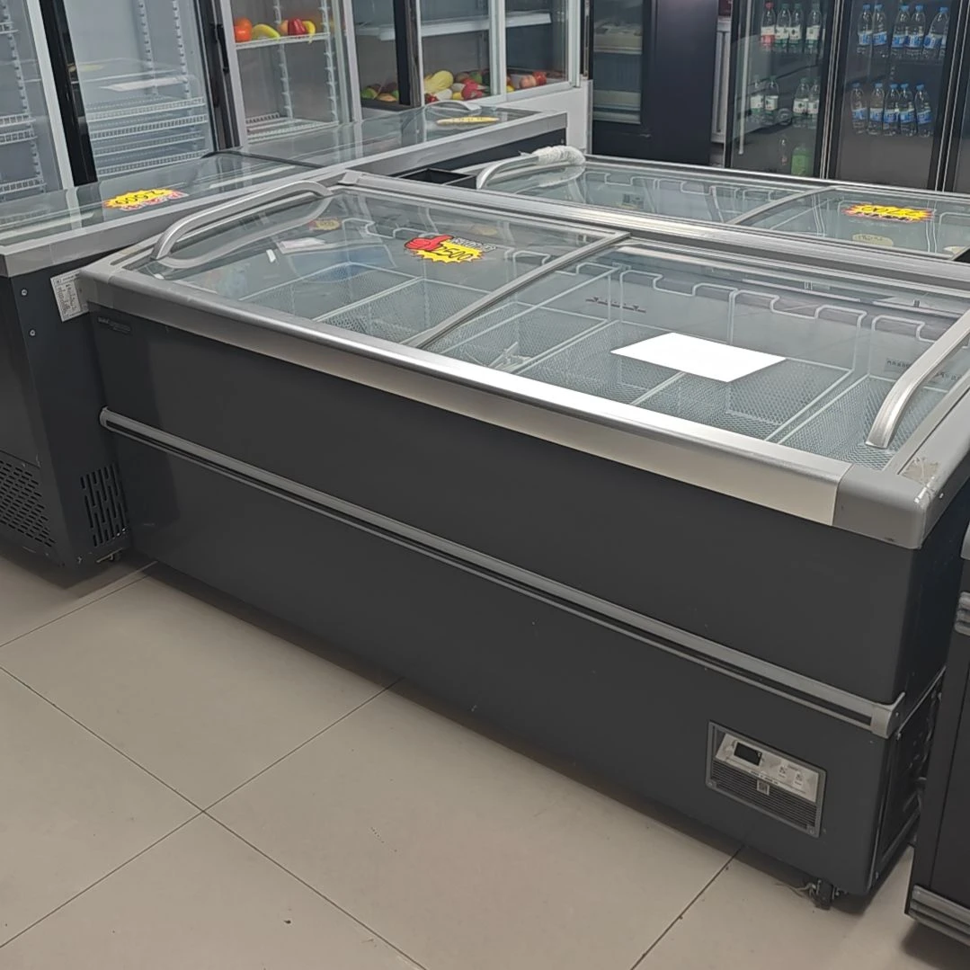 麻冰熊1.86米长组合冷冻岛柜适合门店使用