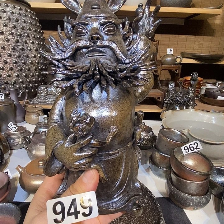 雁*侠高温柴烧陶泥茶宠