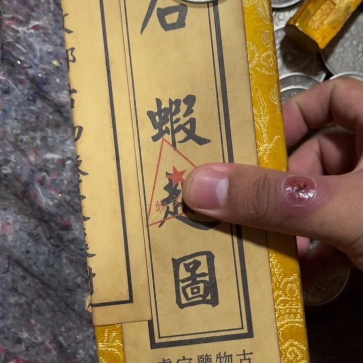 瓷片都是自己家的拍就完