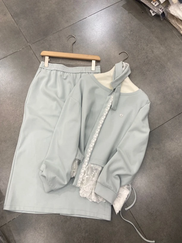 三个颜色套装裙-8707