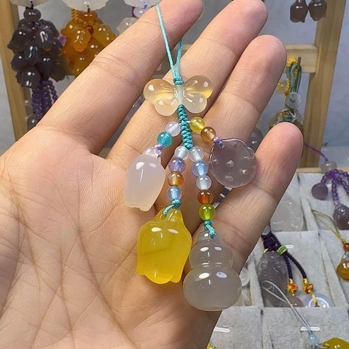 手机挂件福利款，彩色款葫芦