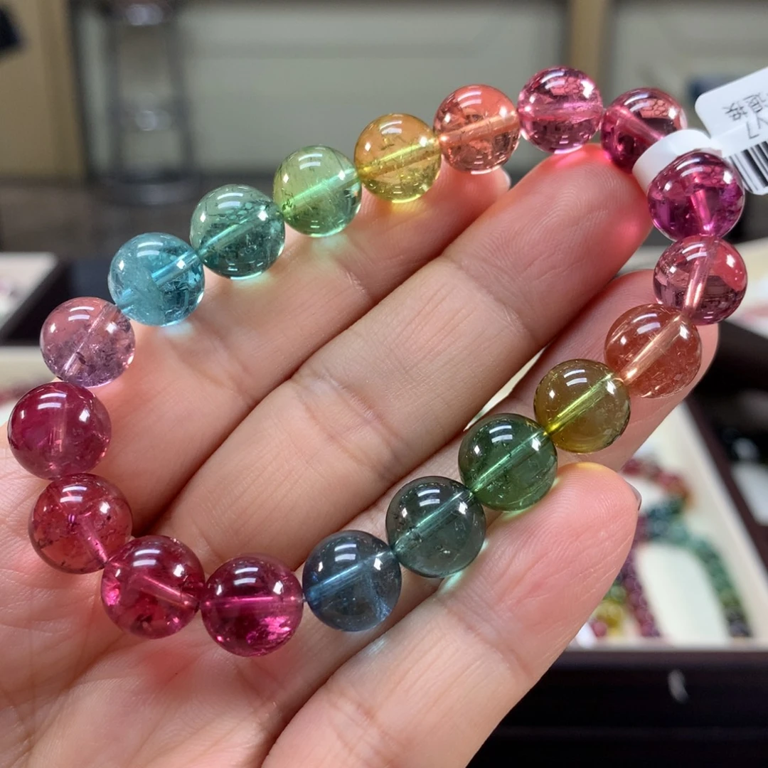 未镶嵌手链碧玺11左右