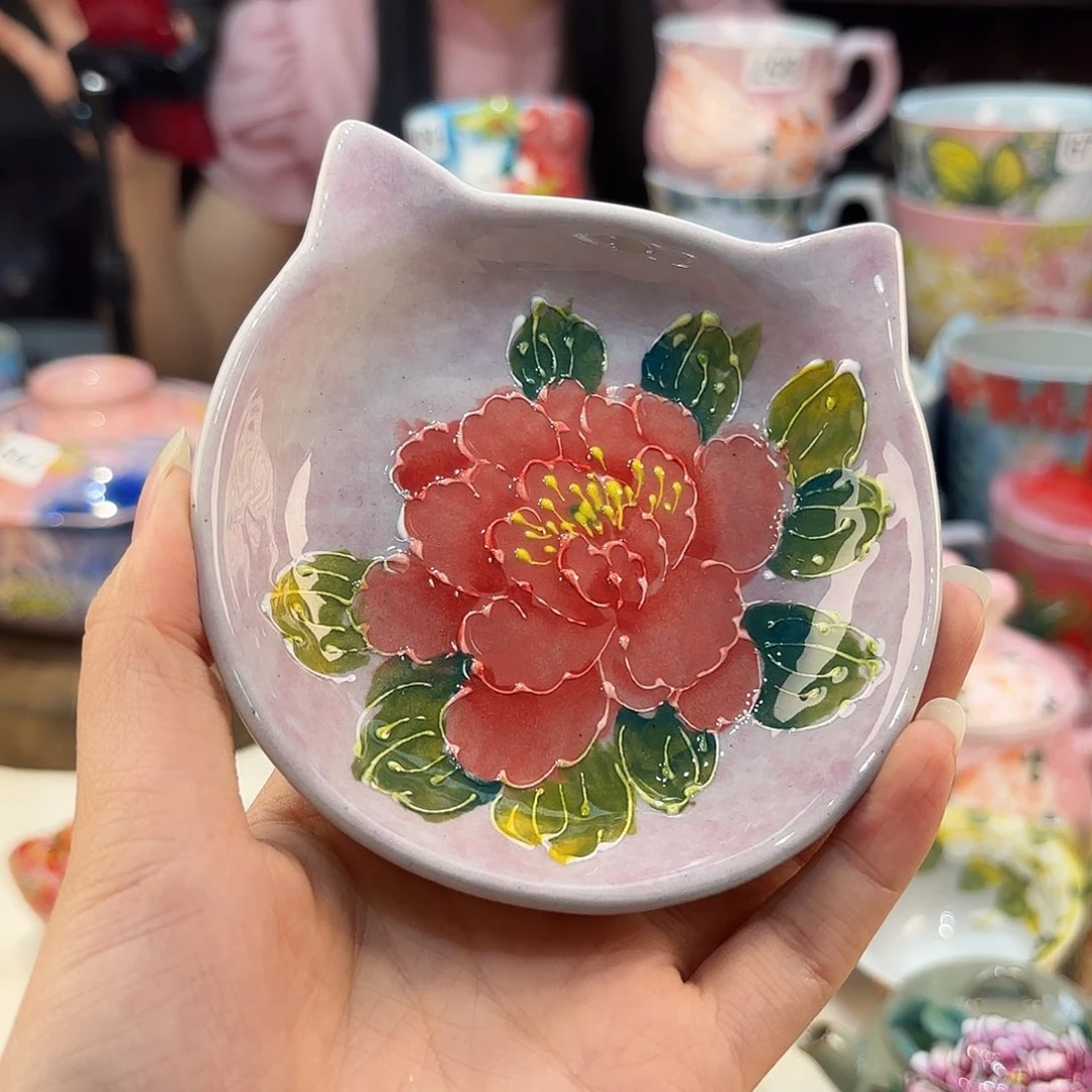 景德镇手绘高温釉下彩陶瓷茶具