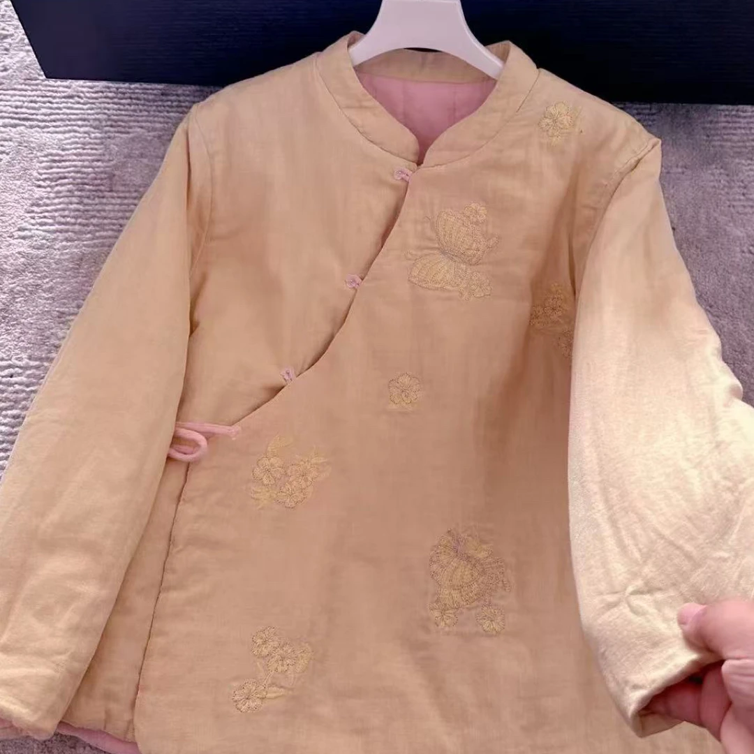 6122《青青子衿》国风棉绣棉服