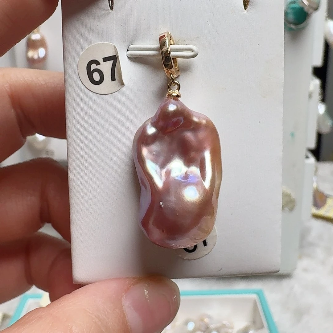 淡水珍珠颈饰银S925镶嵌