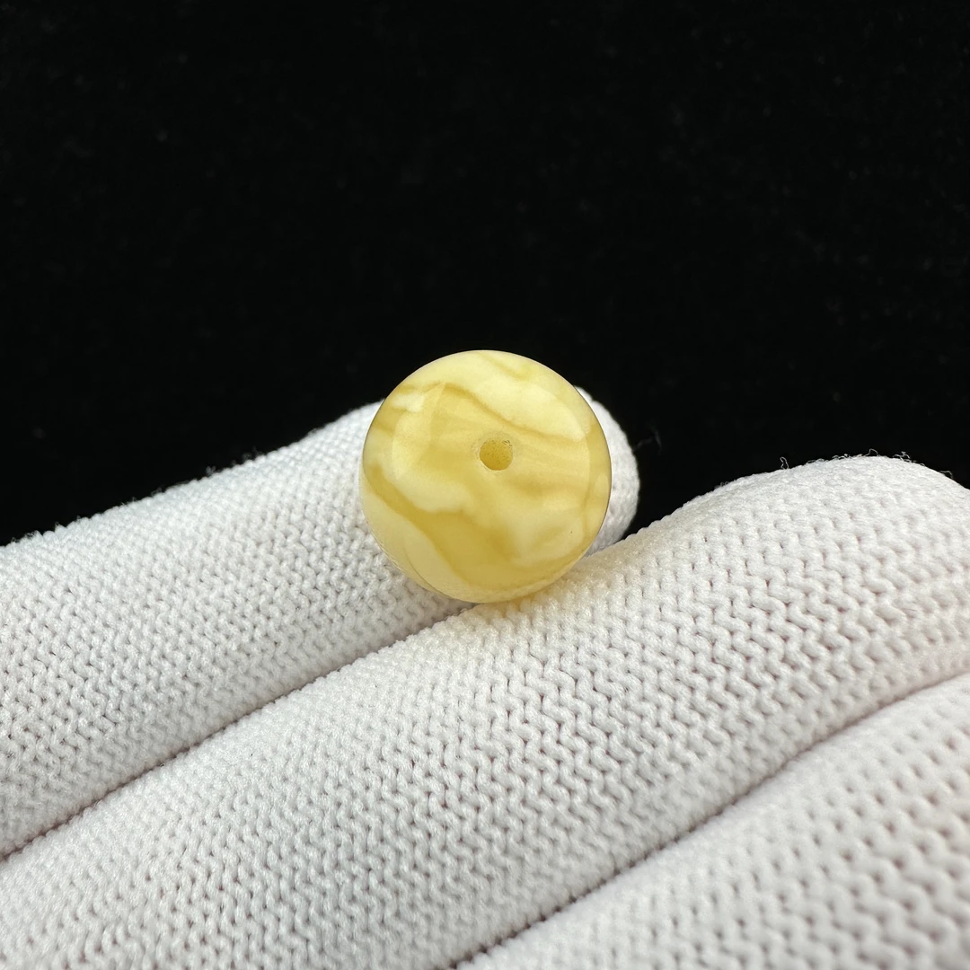 R7390天然蜜蜡 桶珠14.3*11.8mm假一赔四