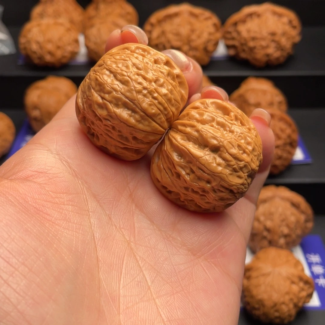 文玩核桃把件35铁锤