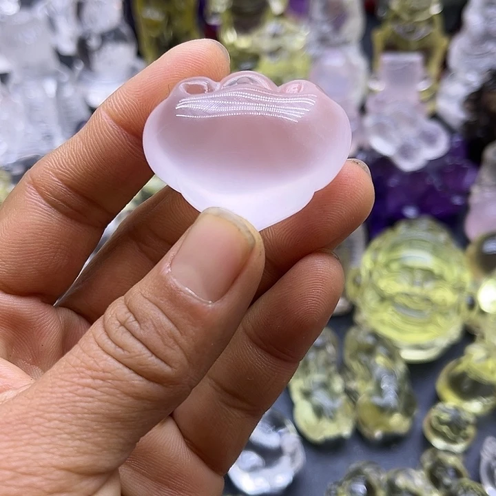 水晶摆件未镶嵌吊坠