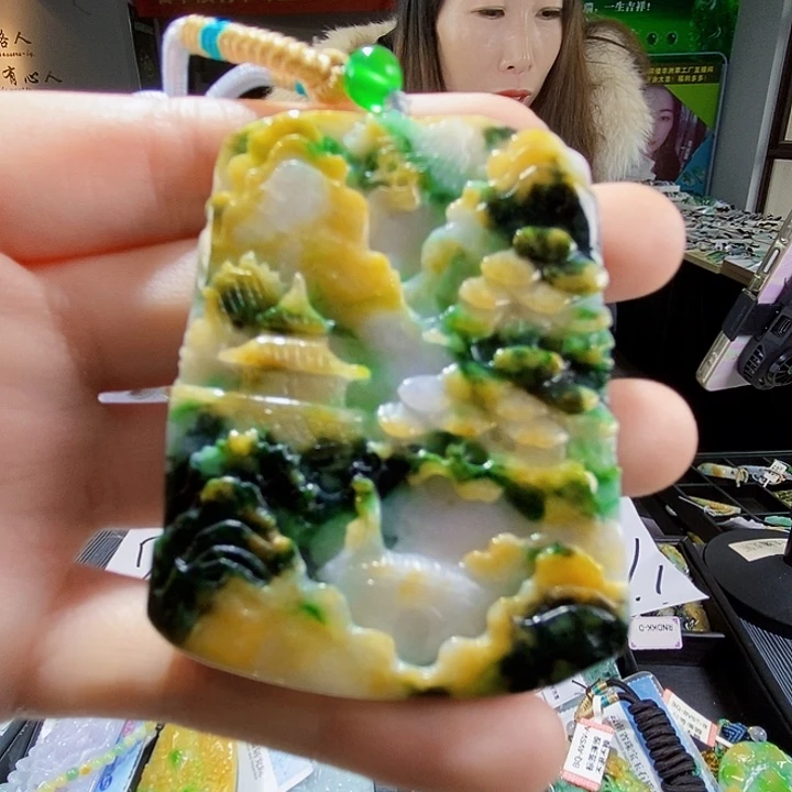 颈饰未镶嵌翡翠翡翠