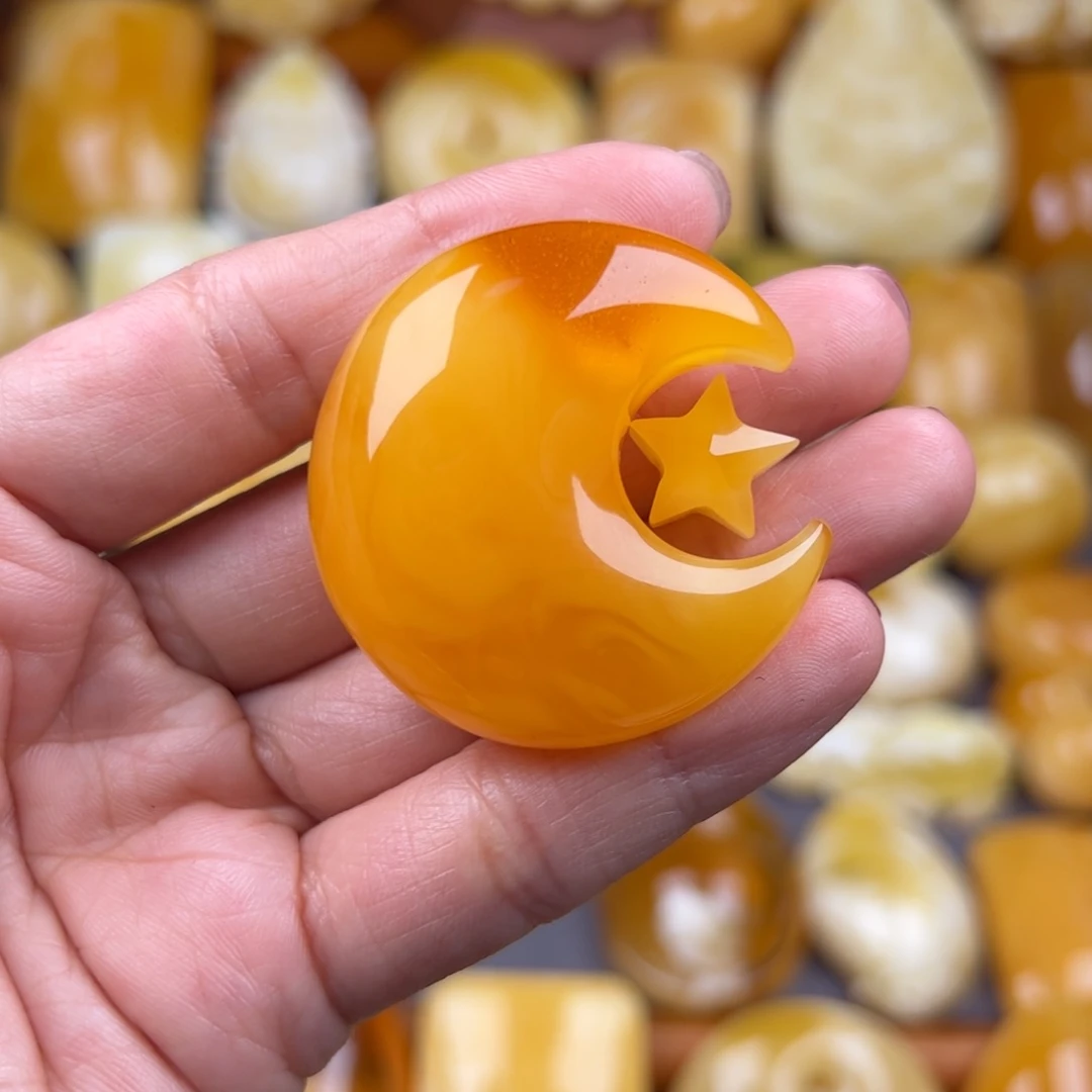 琥珀颈饰未镶嵌纯天然琥珀蜜蜡无优化