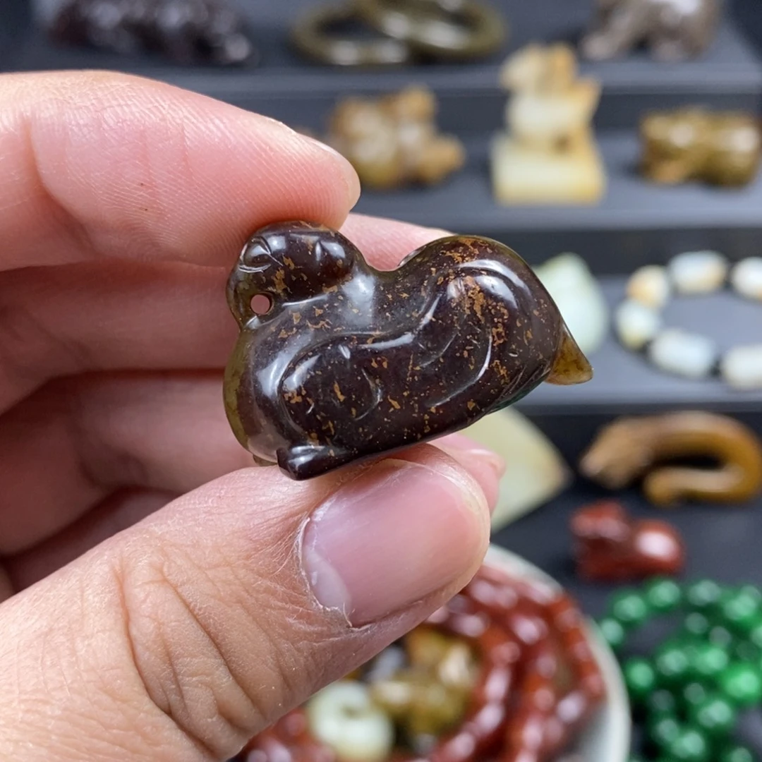 和田玉挂件未镶嵌