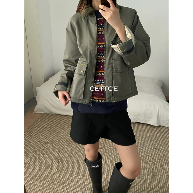 CETTCE 现货 Barbour Winnie Casual加棉无蜡夹克外套棉服