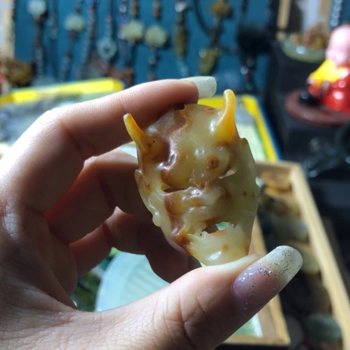 岫玉未镶嵌岫玉挂件