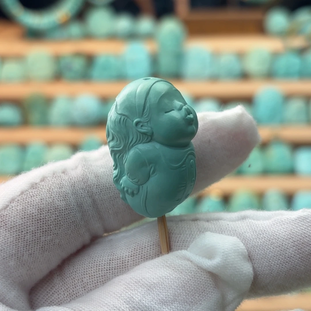 绿松石未镶嵌配饰