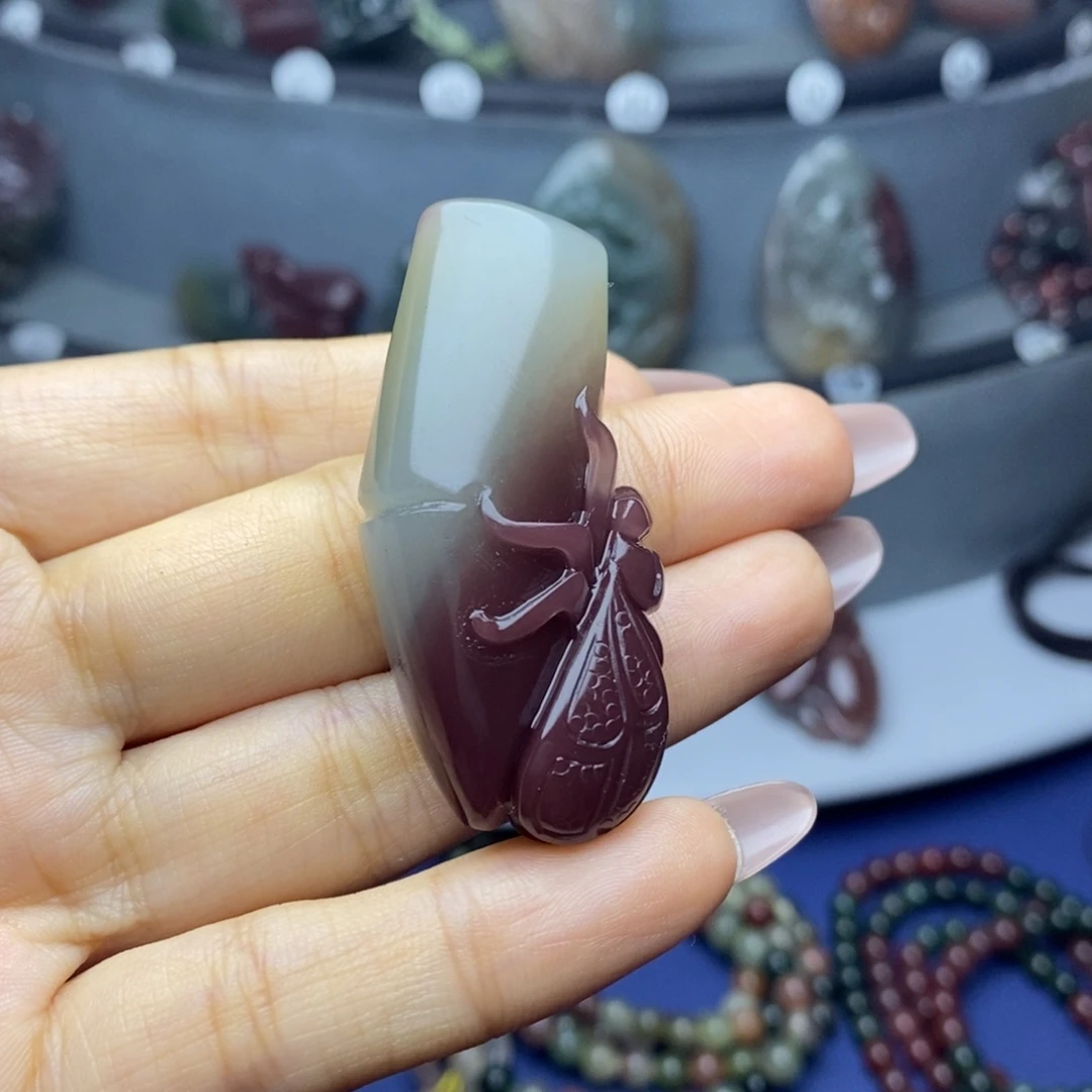 玛瑙/玉髓未镶嵌吊坠(不含链)