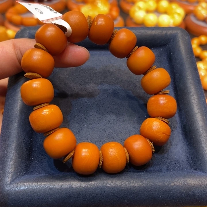 琥珀手链未镶嵌蜜蜡