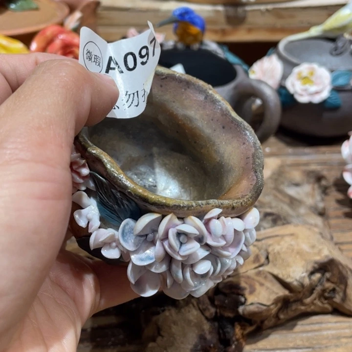 新品出窑柴烧茶器手工茶器