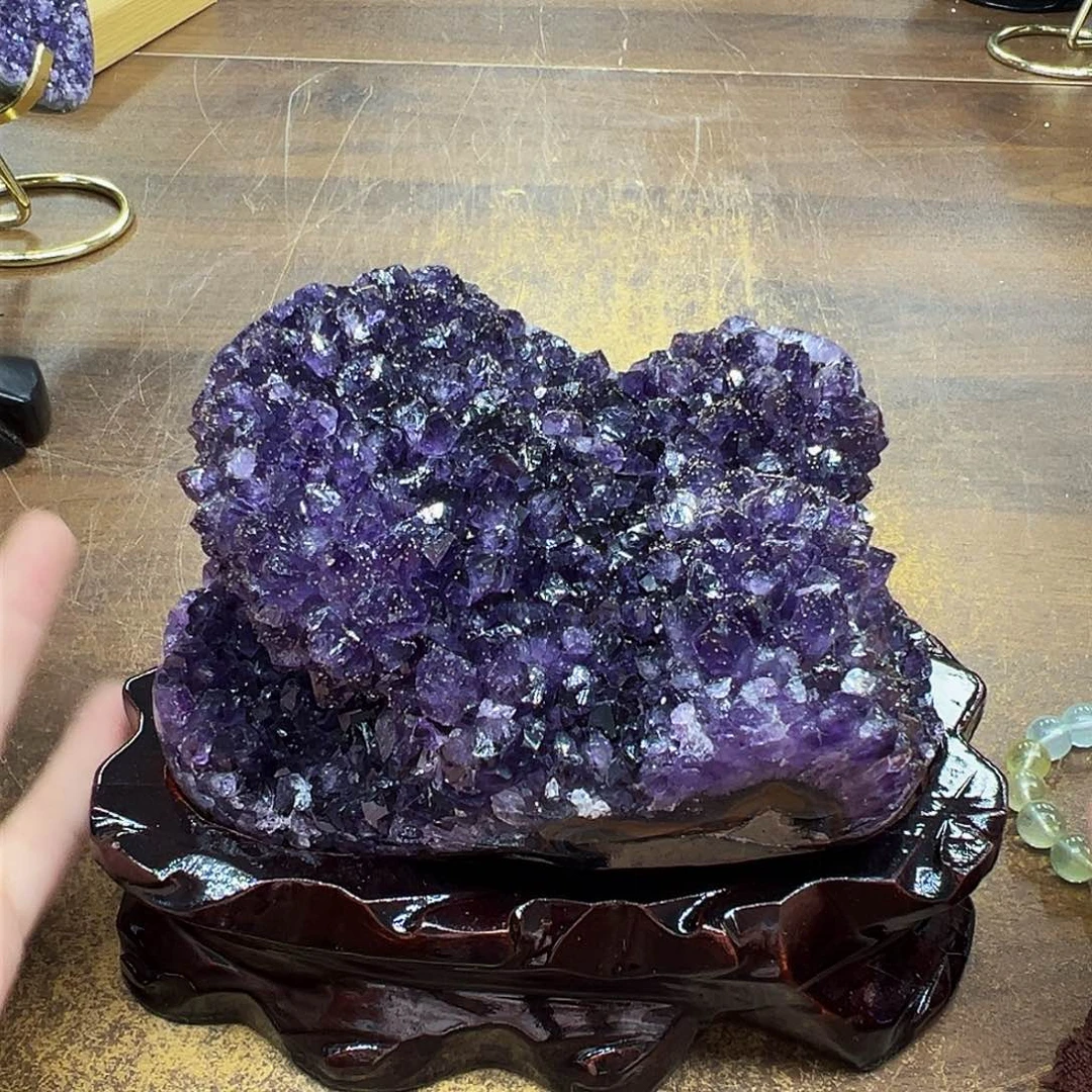 紫晶摆件未镶嵌晶体