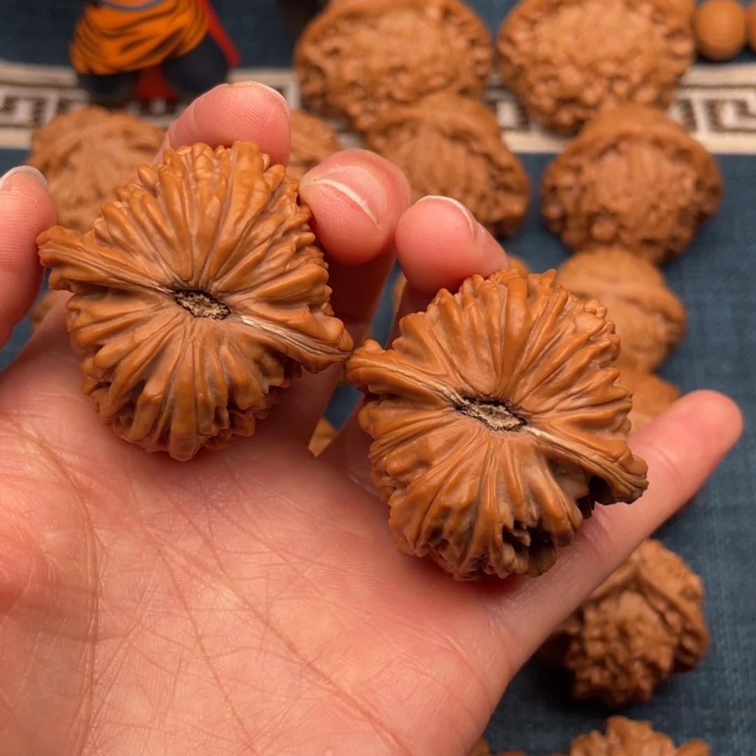 文玩核桃把件42全品复刻底汉高楼