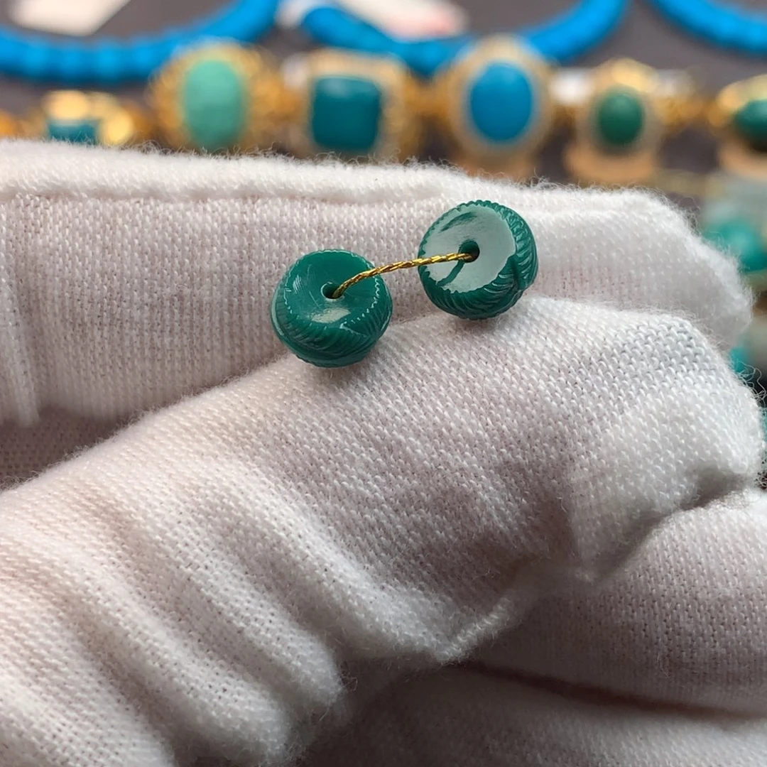 绿松石未镶嵌绿松石7.1mm