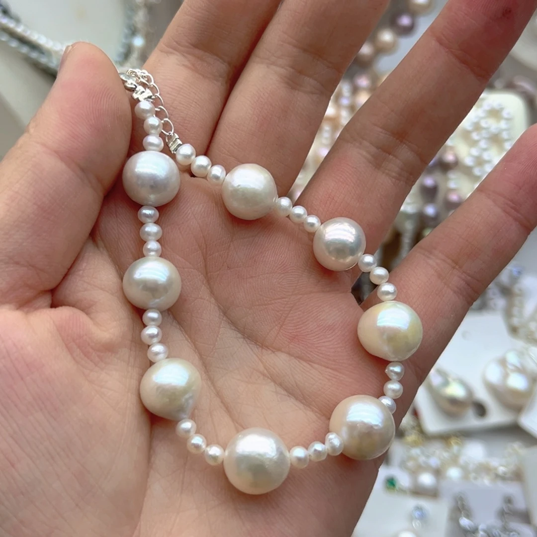 未镶嵌颈饰淡水珍珠