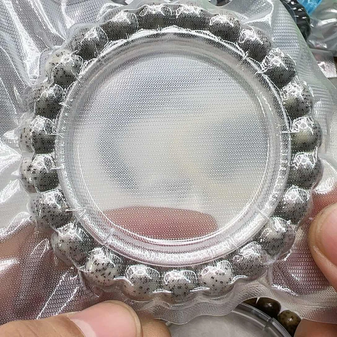 星月菩提手串97传说月留白糯冰石玉星月菩提单圈10